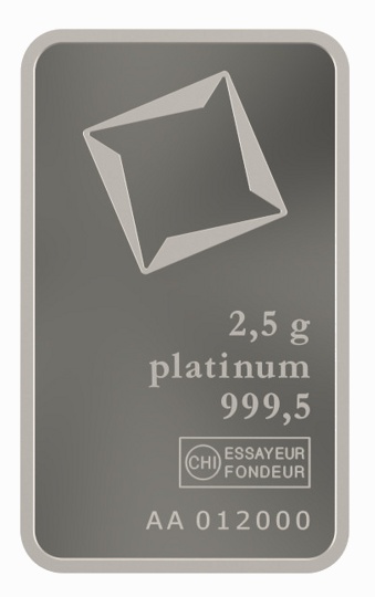 2,5g Platinos 999 luitas